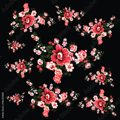 indonesian batik. indonesian batik pattern vector. Batik Indonesian: is a technique of wax-resist dyeing applied to whole cloth, or cloth made using this technique originated from Indonesia. 