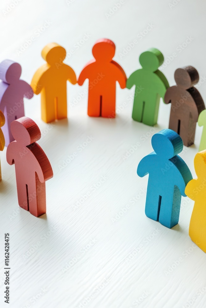 Figures representing family constellations and generational dynamics. AI generated