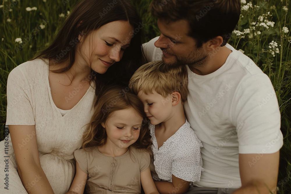 Fototapeta premium portrait of a family