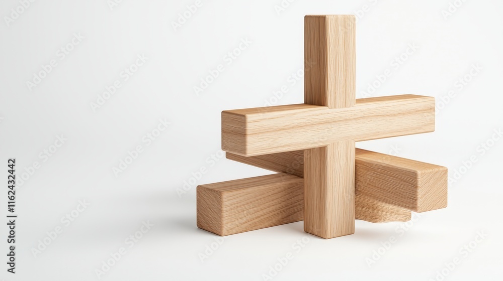 Creative Wooden Structure Display Minimalist Studio Product Photography Bright Environment Top-Down View Design Concept Creative Wooden Structure Display Minimalist Studio Product Photography Bright Environment Top-Down View Design Concept