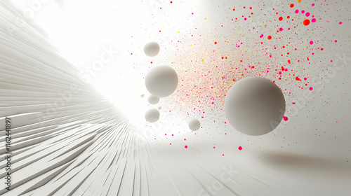 abstract background with bubbles