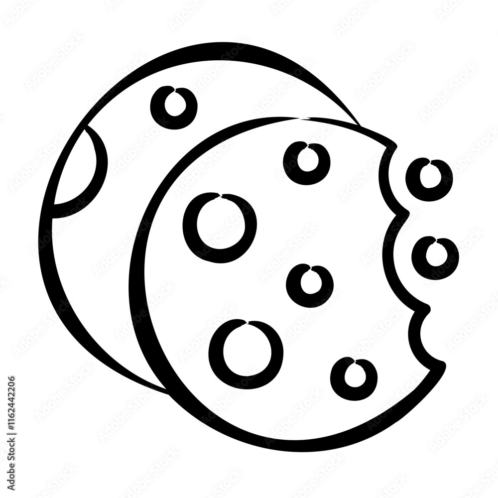 Fototapeta premium Cookies Icon