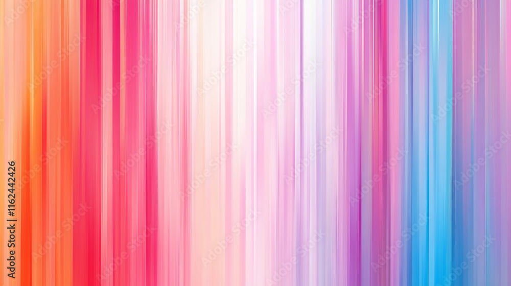 Colorful abstract vertical lines create a vibrant gradient in a bright creative setting Colorful abstract vertical lines create a vibrant gradient in a bright creative setting