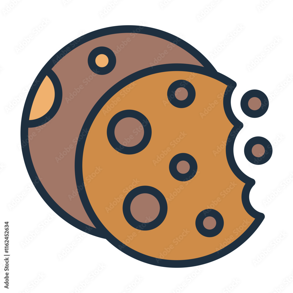 Obraz premium Cookies Icon