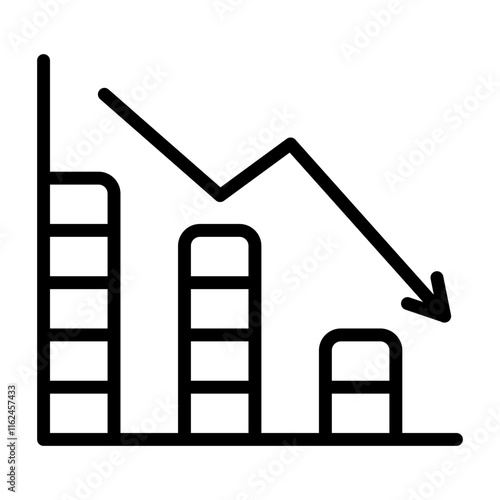 Economic Downturn Icon