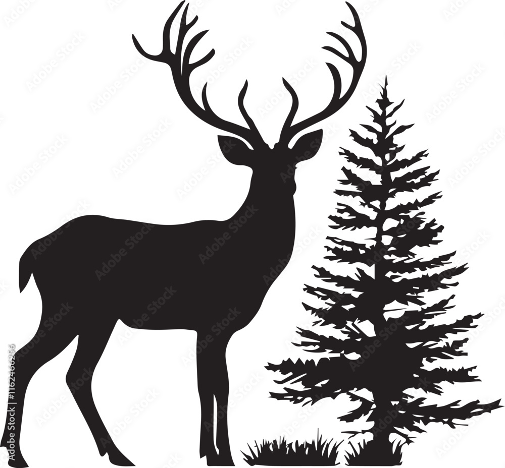 deer vector illustration deer vector illustration