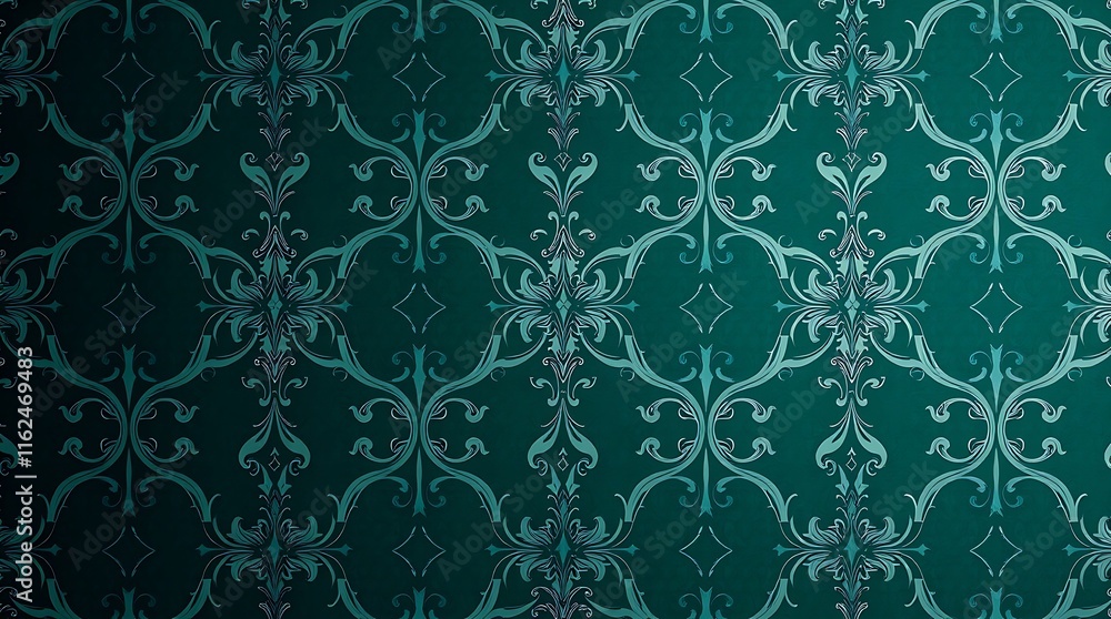 Emerald Damask Wallpaper Texture Emerald Damask Wallpaper Texture