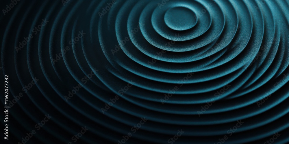 A dark background with concentric circle patterns in varying shades of blue, subtly fading to create a calming, elegant depth A dark background with concentric circle patterns in varying shades of blue, subtly fading to create a calming, elegant depth