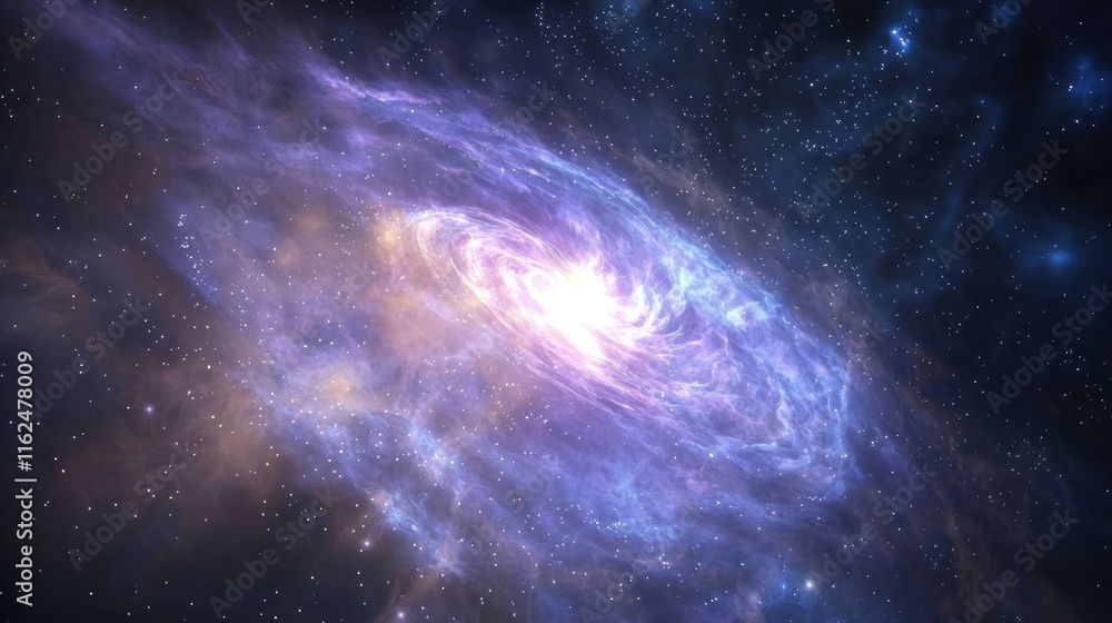 A Vibrant Spiral Galaxy Swirling in Cosmic Dust and Stars A Vibrant Spiral Galaxy Swirling in Cosmic Dust and Stars