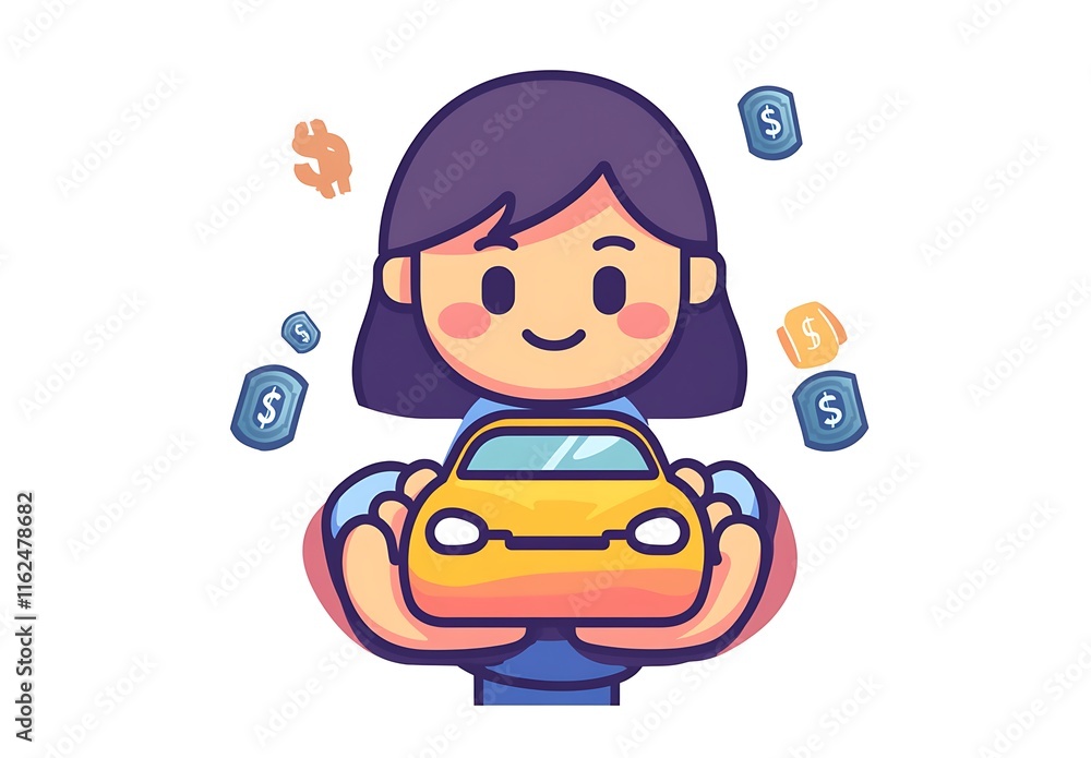 Car insurance line icon. For web design and application interface, also useful for infographics. Car insurance line icon. For web design and application interface, also useful for infographics.