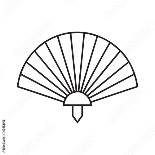 hand fan icon