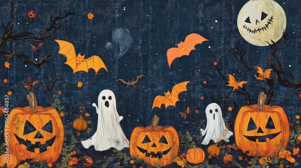 halloween background with pumpkins halloween background with pumpkins