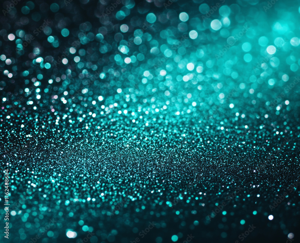 Teal and emerald with shimmering highlights abstract background. Color gradient ombre blend. Line stripe. Bright light flash glow glitter neon metallic. Noise grain mesh Teal and emerald with shimmering highlights abstract background. Color gradient ombre blend. Line stripe. Bright light flash glow glitter neon metallic. Noise grain mesh