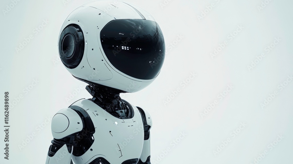 Sleek Humanoid Robot in Futuristic Urban Skyline with Floating Holograms, Vibrant Neon Colors, and Intricate Mechanical Design Sleek Humanoid Robot in Futuristic Urban Skyline with Floating Holograms, Vibrant Neon Colors, and Intricate Mechanical Design