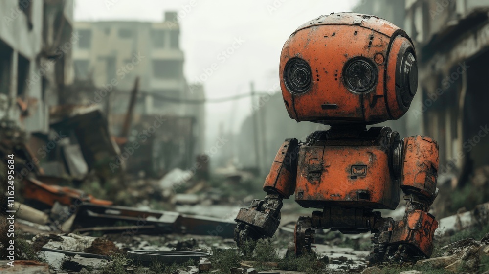 Sleek Humanoid Robot in Futuristic Urban Skyline with Floating Holograms, Vibrant Neon Colors, and Intricate Mechanical Design Sleek Humanoid Robot in Futuristic Urban Skyline with Floating Holograms, Vibrant Neon Colors, and Intricate Mechanical Design
