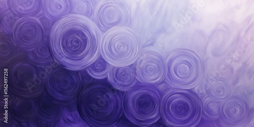 Subtle concentric circles in gradient hues of violet, fading out into an elegant, infinite space