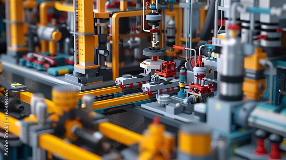 advanced 3D-animated manufacturing facility advanced 3D-animated manufacturing facility