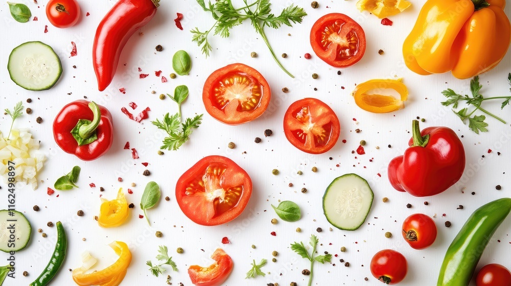 pattern with tomatoes pattern with tomatoes