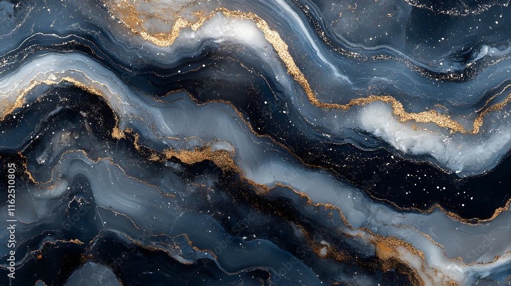 Fototapeta premium Elegant Hydrodip Marble Texture with Soft Pastel Colors and Shiny Patterns for Modern Design