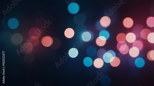 Abstract blurred blue and pink lights creating bokeh effect