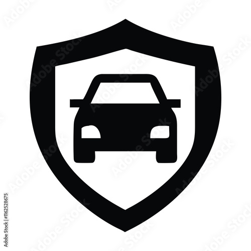 Car Protection Shield Icon