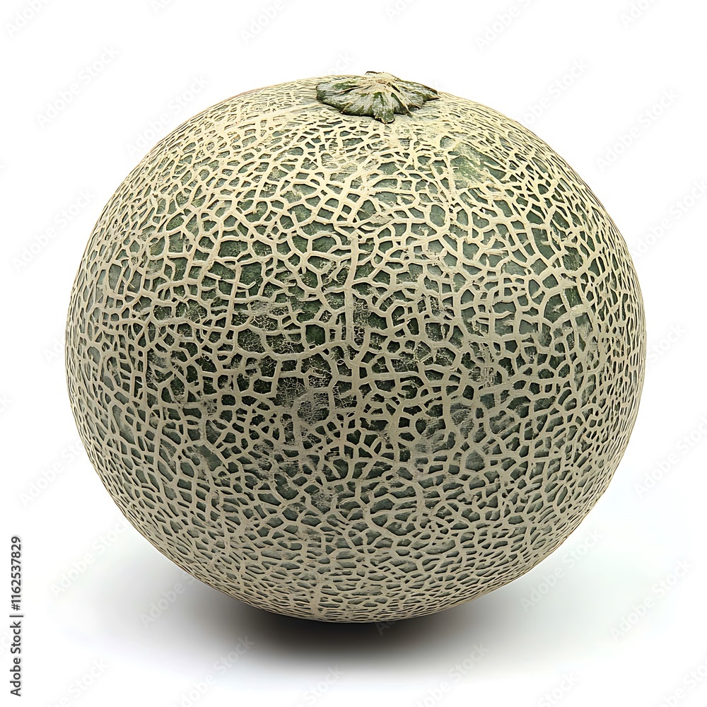 Unique melon texture close-up food photography studio setting Unique melon texture close-up food photography studio setting