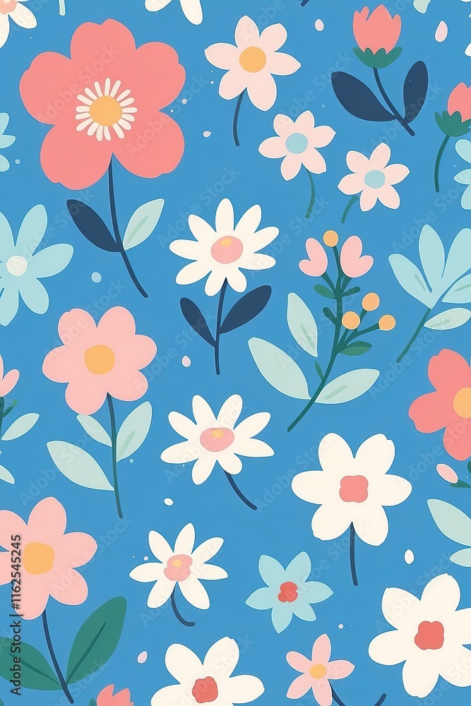 Obraz premium seamless floral pattern