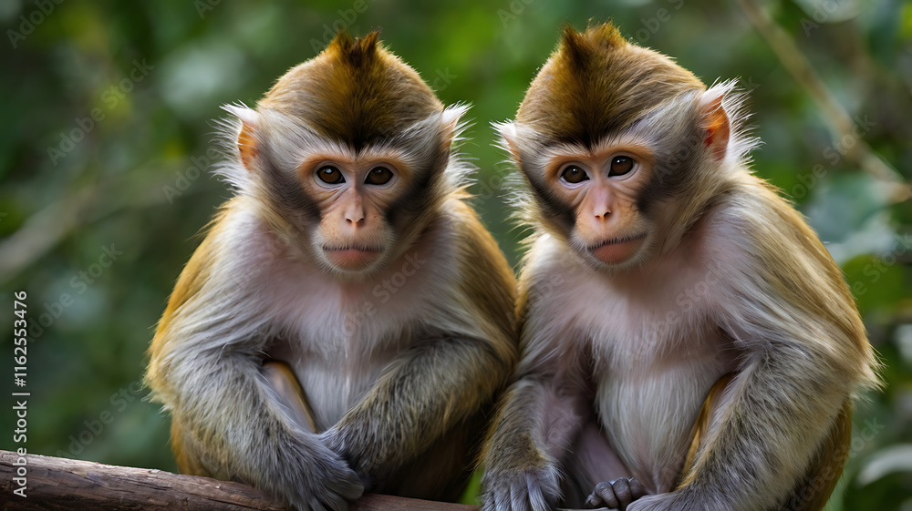 Fototapeta premium The monkeys