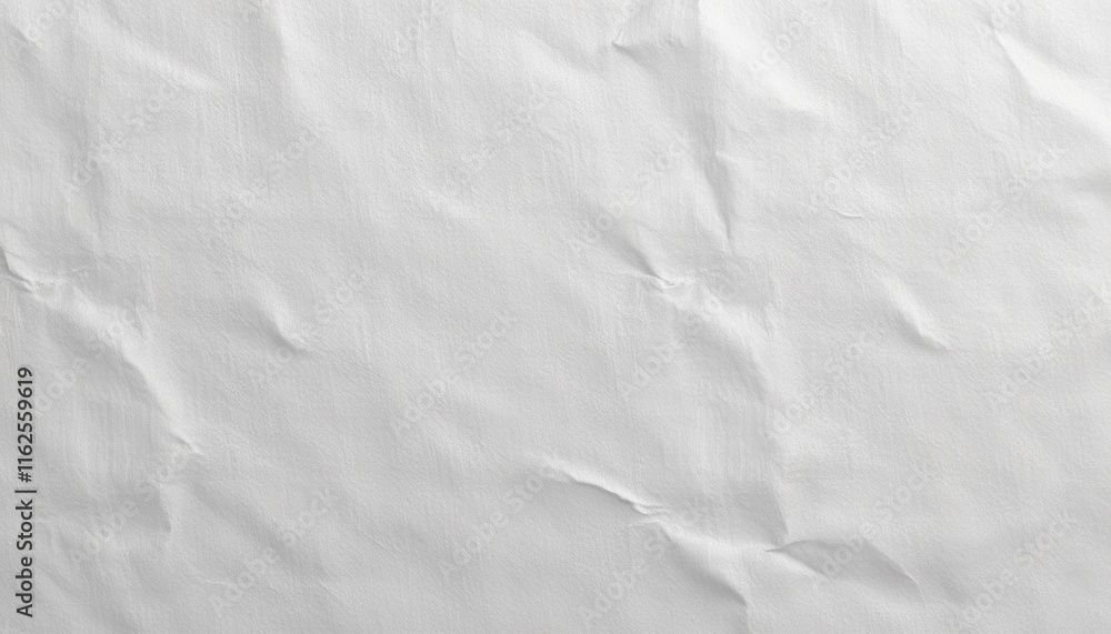 Crumpled White Paper Textured Background Crumpled White Paper Textured Background