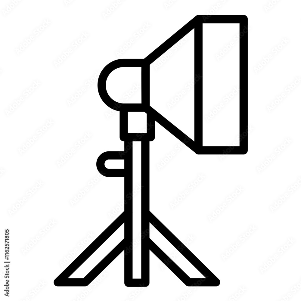 Vector Design Tripod Camera Icon Style