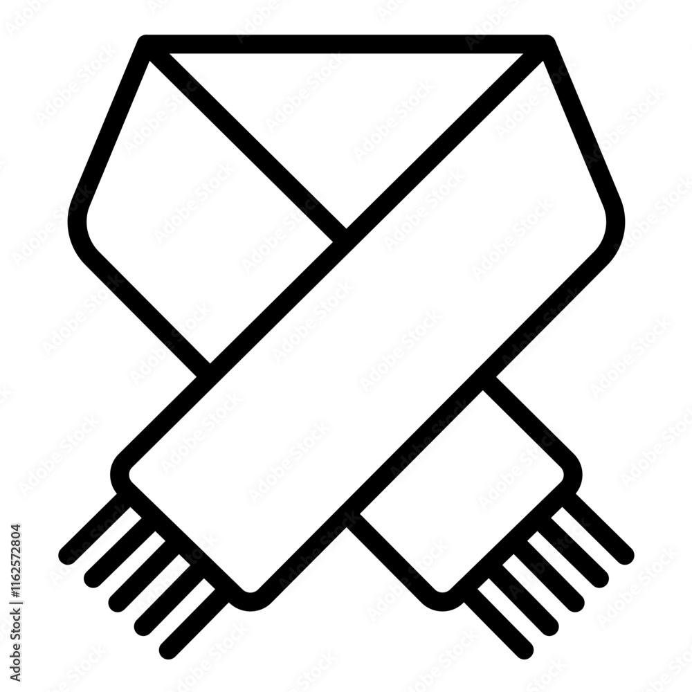 Vector Design Scarf Icon Style Vector Design Scarf Icon Style