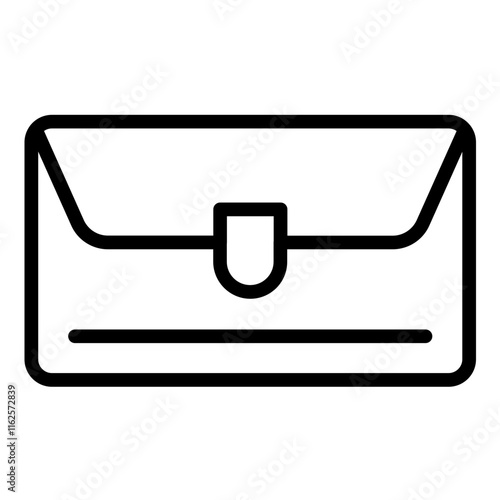 Vector Design Clutch Bag Icon Style
