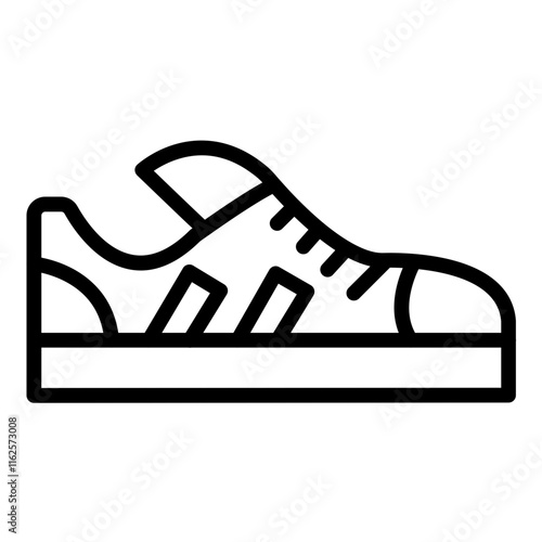 Vector Design Casual Shoes Icon Style