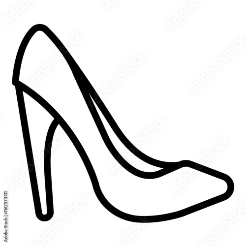 Vector Design High Heels Icon Style