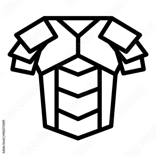 Vector Design Armor Icon Style