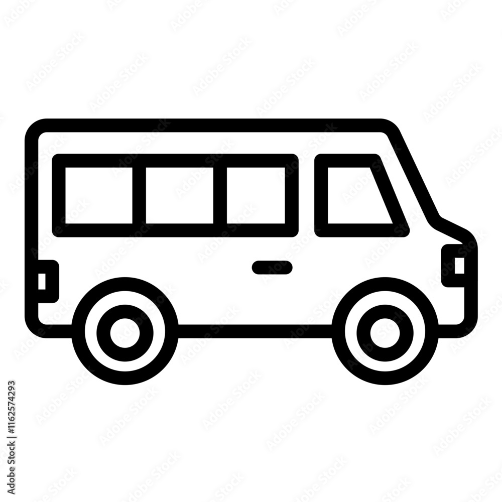 Vector Design Van Icon Style Vector Design Van Icon Style
