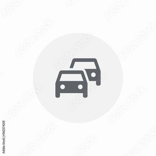 car traffic icon sign vector