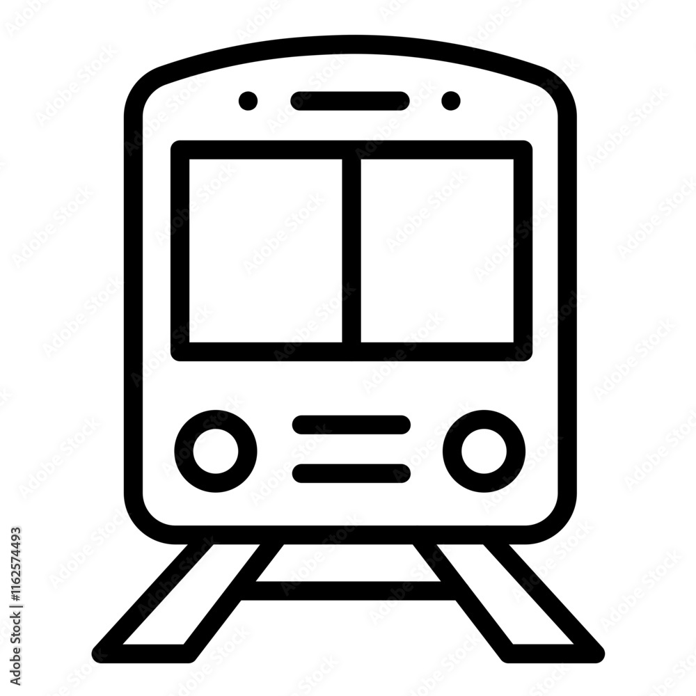 Vector Design Train Icon Style Vector Design Train Icon Style