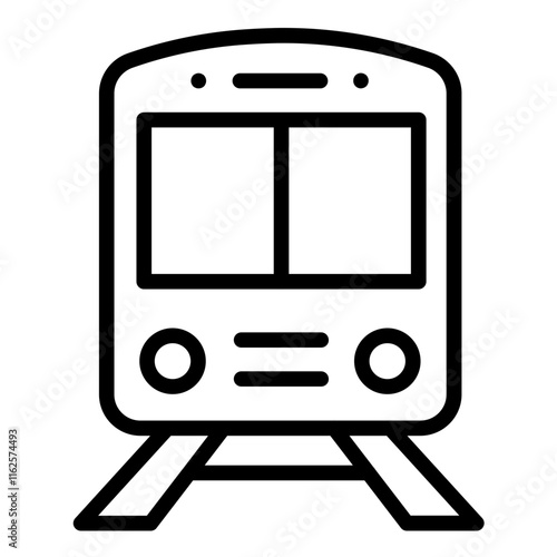 Vector Design Train Icon Style