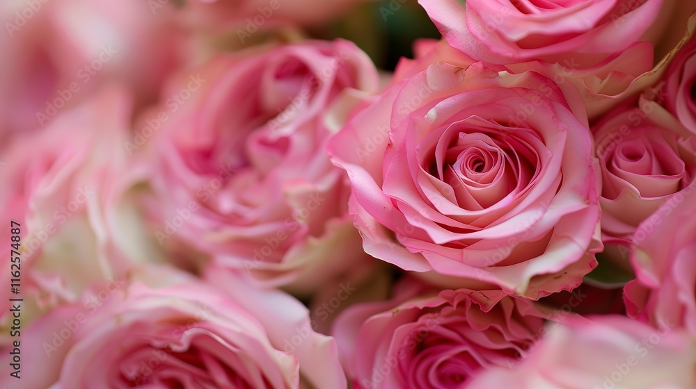 pink roses background