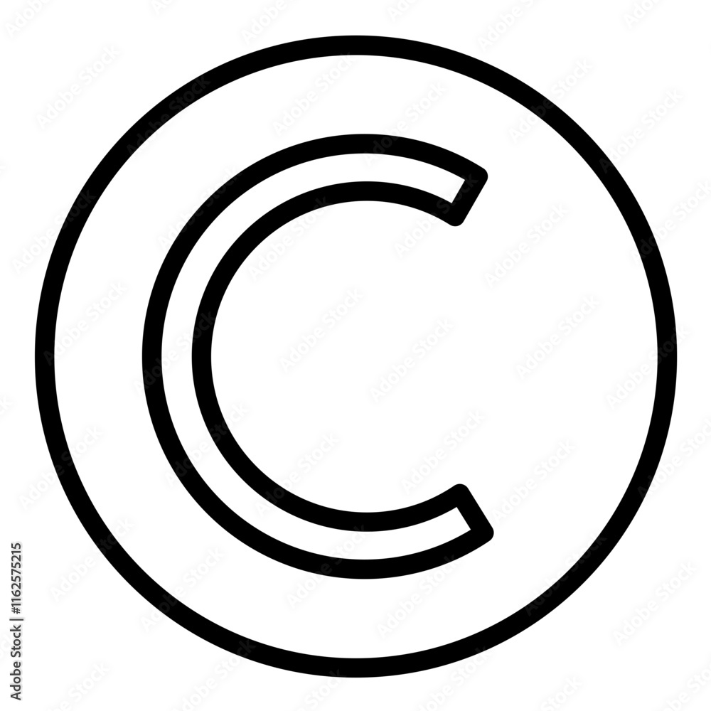 Vector Design Copyright Icon Style Vector Design Copyright Icon Style