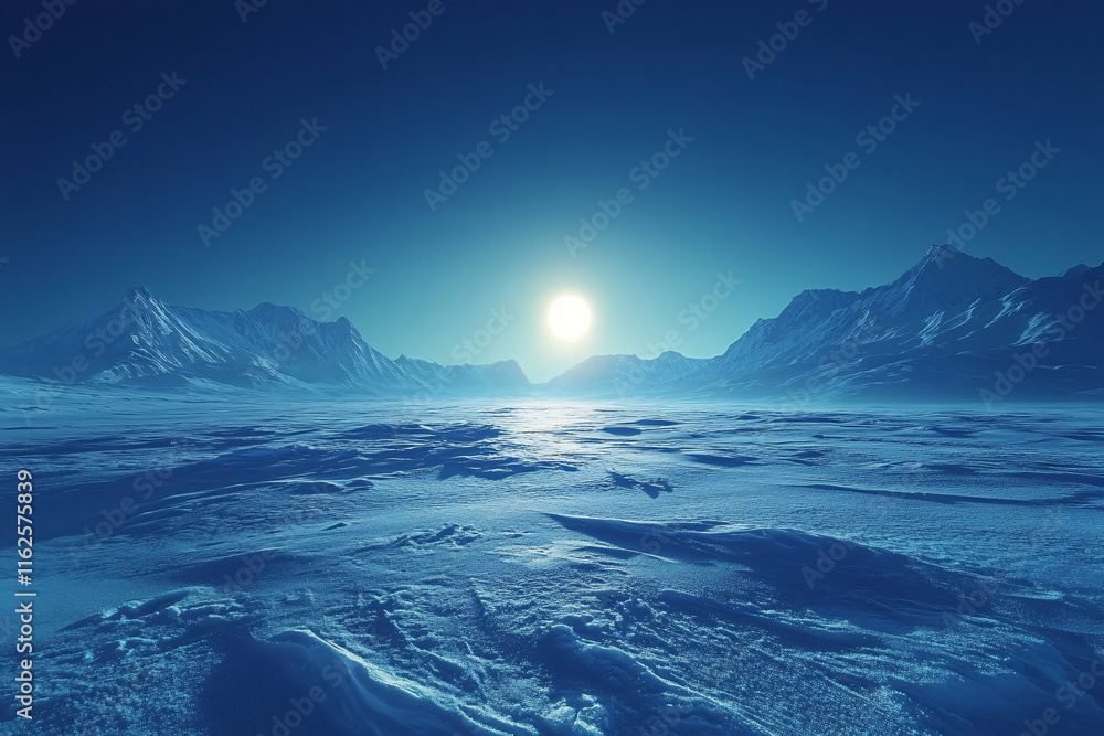 Experience a winter setting with snowflakes falling against a blue sky. Enjoy the tranquility of this serene landscape
Experience a winter setting with snowflakes falling against a blue sky. Enjoy the tranquility of this serene landscape