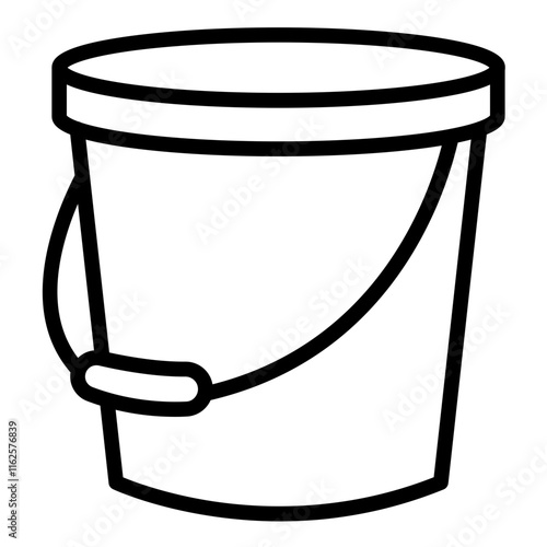 Vector Design Pail Icon Style