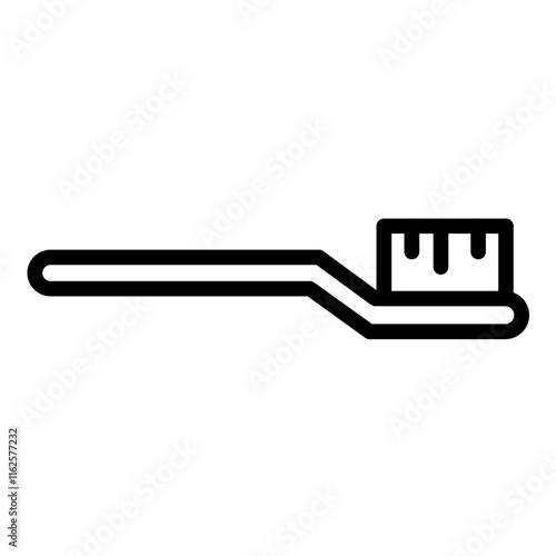 Vector Design Tooth Brush Icon Style