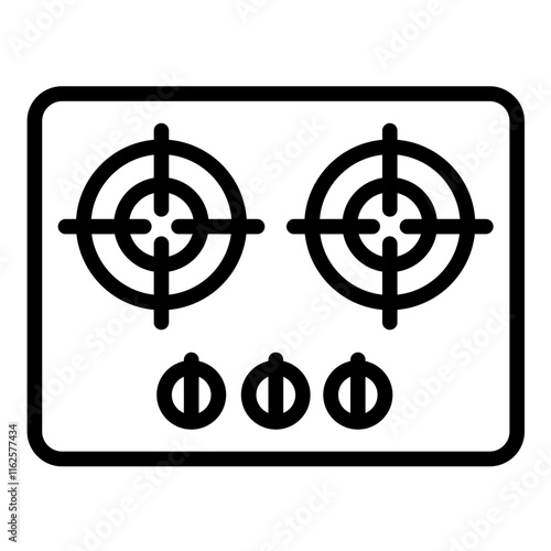 Vector Design Gas Stove Icon Style