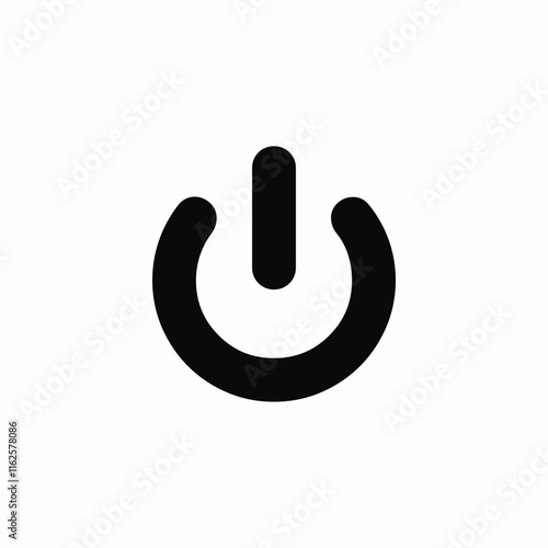 switch off button icon sign vector