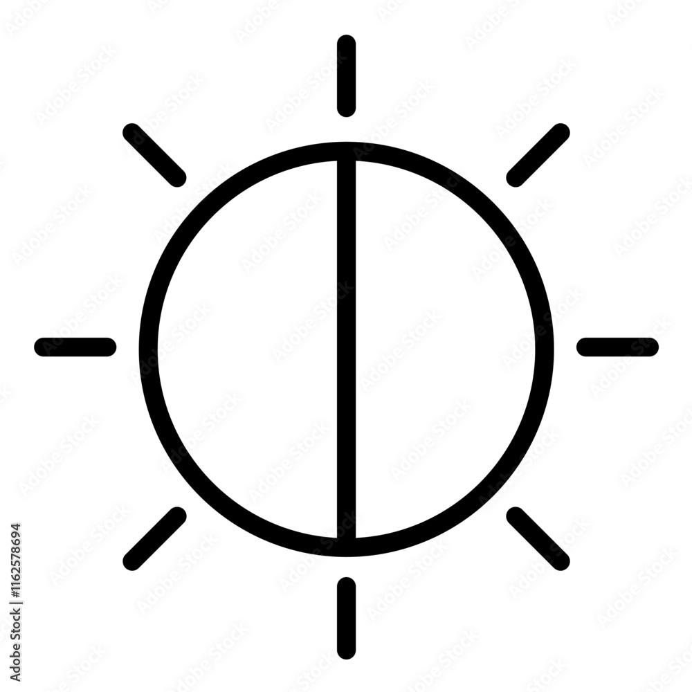 Vector Design Camera Brightness Icon Style Vector Design Camera Brightness Icon Style
