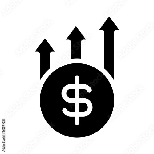 Growth Glyph Icon