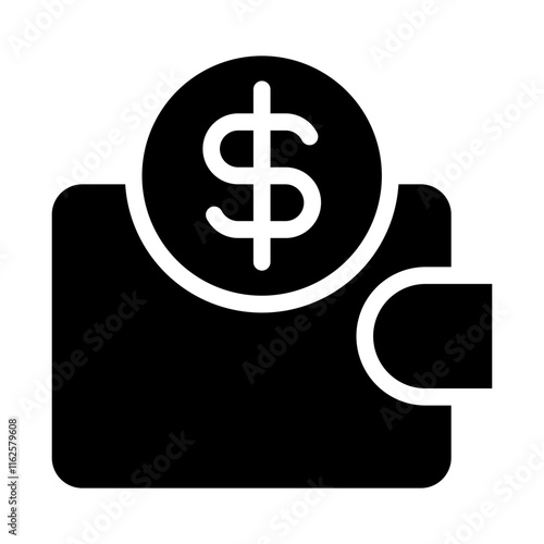 Wallet Glyph Icon