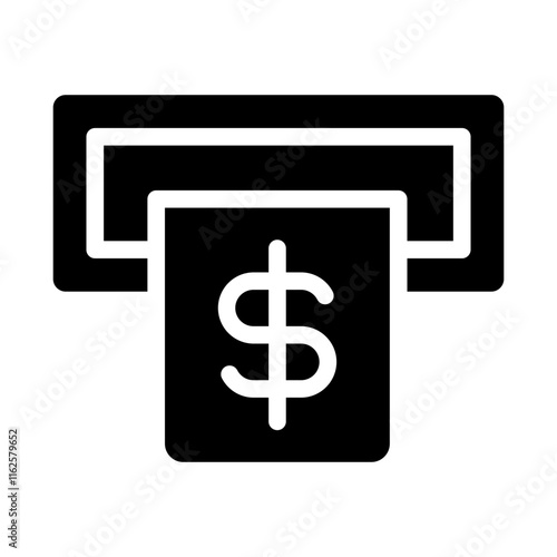 Atm Glyph Icon